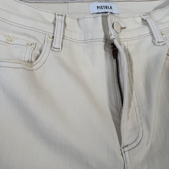 Pistola Jeans Womens Size 28 Sandstone Lennon High Rise Crop Boot - Picture 3 of 13